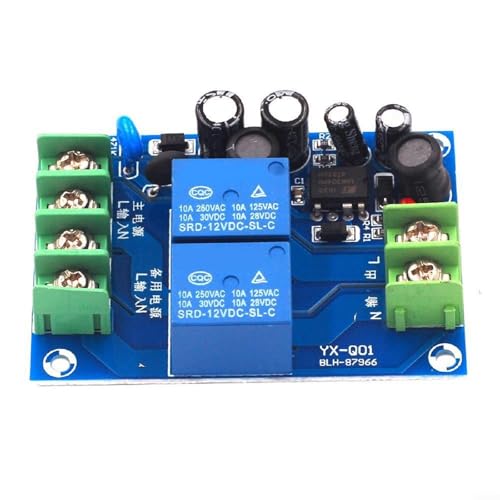 Besttoolifes Netzschalter Schalter Schalter für Hauptprioritätsschaltstation AC 85-240V 110V 220V 230V 10A Dual Netzteil Automatisches Schalten Controller-Modul von Besttoolifes