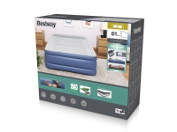 Bestway 67690 / 23, Doppelmatratze, Queen Size, Rechteck, Indoor, Integrierte Luftpumpe von Bestway