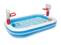 Bestway Basketball - Planschbecken, 636 l, Rechteckig, 3 Jahr(e), Vinyl, Blau, Orange, Weiß von Bestway