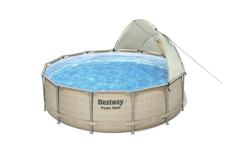 Bestway Frame Pool Komplett-Set Filterpumpe 396x107cm von Bestway