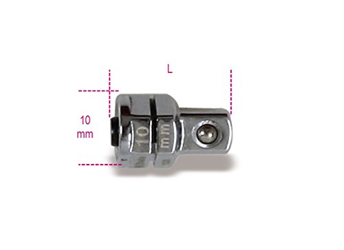 Beta 123 Q1/4 Quick Release Adapter für 10 mm Ratschenschlüssel, 10 mm Durchmesser, 17,5 mm Länge, 1/10,2 cm von Beta