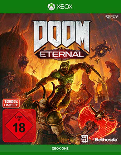 DOOM Eternal inkl. Metal Plate [Xbox One] | kostenloses Upgrade auf Xbox Series [Exklusiv bei Amazon] von Bethesda
