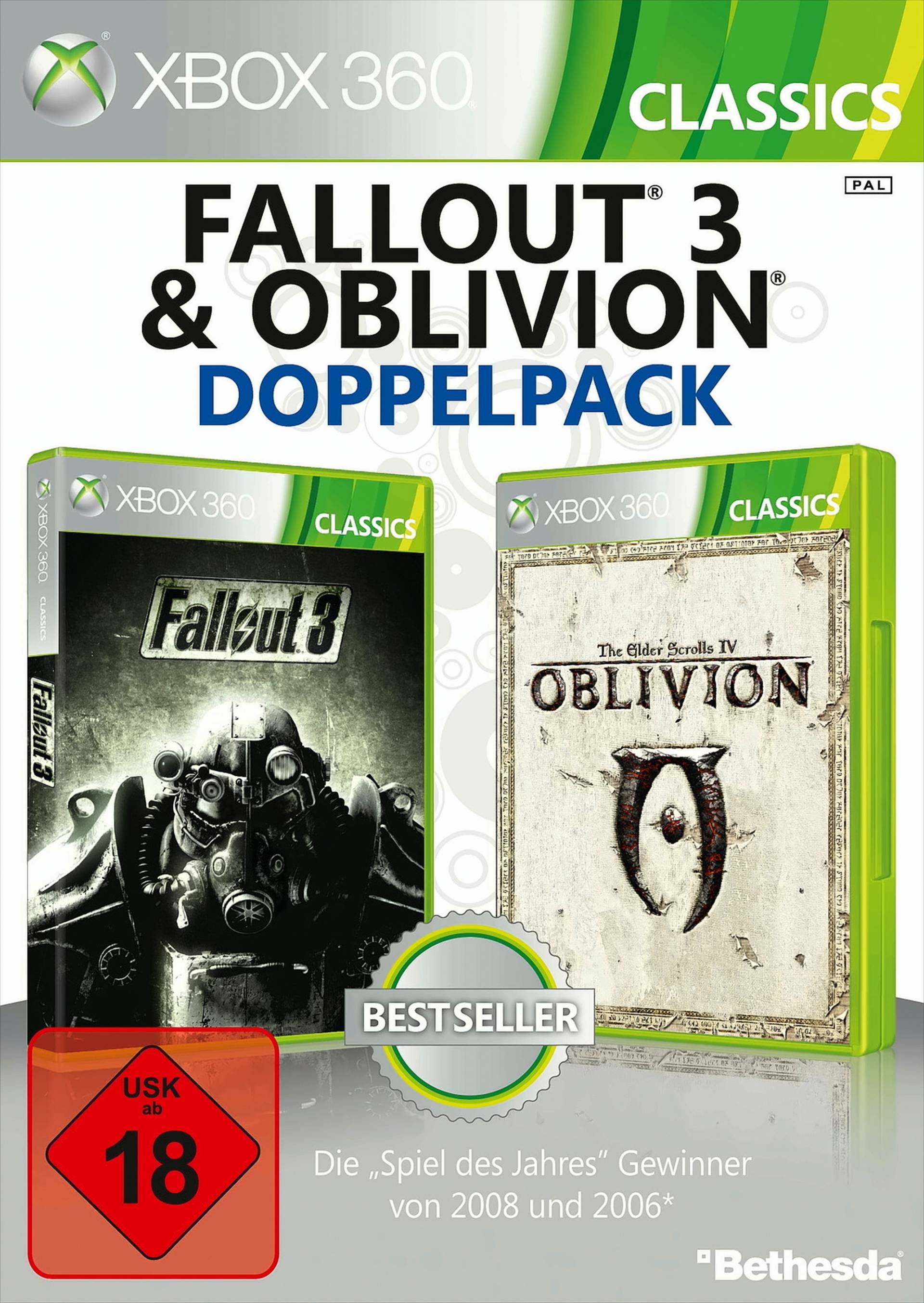 Fallout 3 & The Elder Scrolls IV: Oblivion - Doppelpack von Bethesda