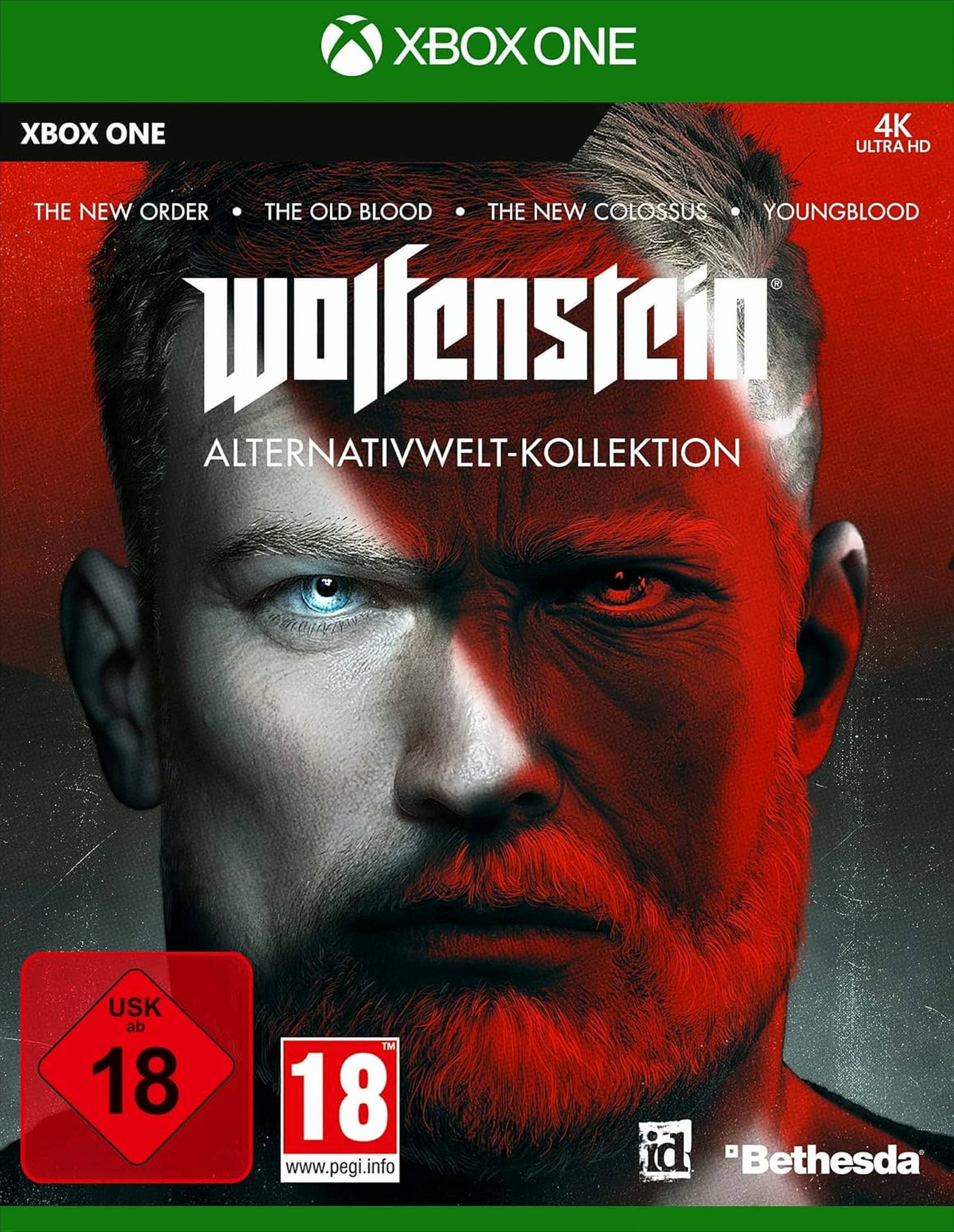 Wolfenstein XB-One Alternativwelt Kollektion  New Order Old Blood Youngblood WS 2 von Bethesda