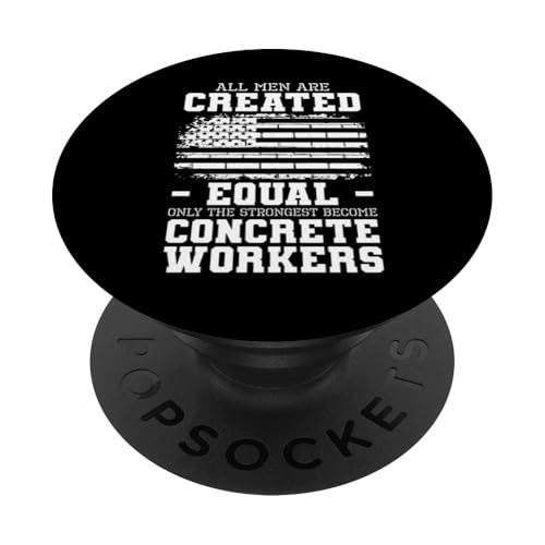 All Men Are Created Equal Concrete Worker Crew PopSockets Klebender PopGrip All Men Are Created Equal Concrete Worker Crew PopSockets Klebender PopGrip von Betonarbeiter Design Baustelle Idee