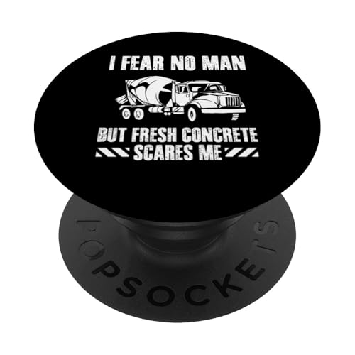 I Fear No Man But Fresh Concrete Worker Crew PopSockets Klebender PopGrip I Fear No Man But Fresh Concrete Worker Crew PopSockets Klebender PopGrip von Betonarbeiter Design Baustelle Idee