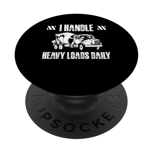I Handle Heavy Loads Daily Concrete Worker Crew PopSockets Klebender PopGrip I Handle Heavy Loads Daily Concrete Worker Crew PopSockets Klebender PopGrip von Betonarbeiter Design Baustelle Idee