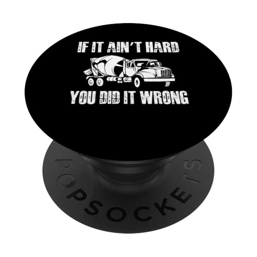 If It Aint Hard You Did It Wrong Concrete Worker Crew PopSockets Klebender PopGrip If It Aint Hard You Did It Wrong Concrete Worker Crew PopSockets Klebender PopGrip von Betonarbeiter Design Baustelle Idee