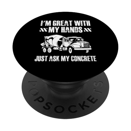 Im Great With My Hands Concrete Worker Crew PopSockets Klebender PopGrip Im Great With My Hands Concrete Worker Crew PopSockets Klebender PopGrip von Betonarbeiter Design Baustelle Idee