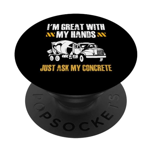 Im Great With My Hands Concrete Worker Crew PopSockets Klebender PopGrip Im Great With My Hands Concrete Worker Crew PopSockets Klebender PopGrip von Betonarbeiter Design Baustelle Idee