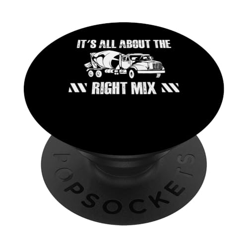 Its All About The Right Mix Concrete Worker Crew PopSockets Klebender PopGrip Its All About The Right Mix Concrete Worker Crew PopSockets Klebender PopGrip von Betonarbeiter Design Baustelle Idee