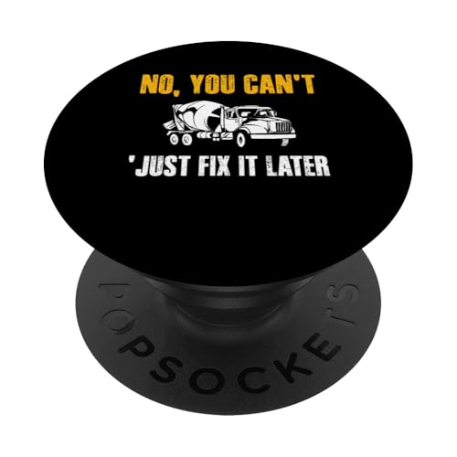 No You Cant Concrete Worker Crew PopSockets Klebender PopGrip No You Cant Concrete Worker Crew PopSockets Klebender PopGrip von Betonarbeiter Design Baustelle Idee