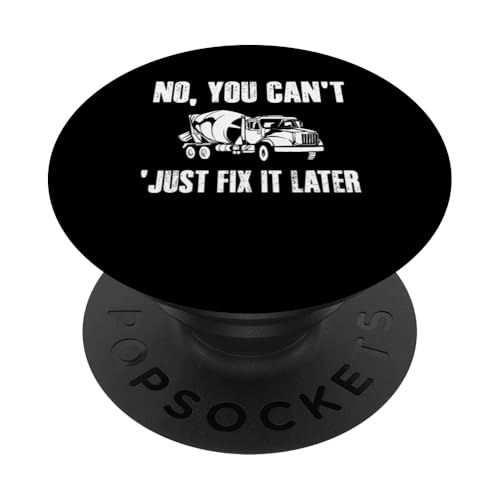 No You Cant Concrete Worker Crew PopSockets Klebender PopGrip No You Cant Concrete Worker Crew PopSockets Klebender PopGrip von Betonarbeiter Design Baustelle Idee