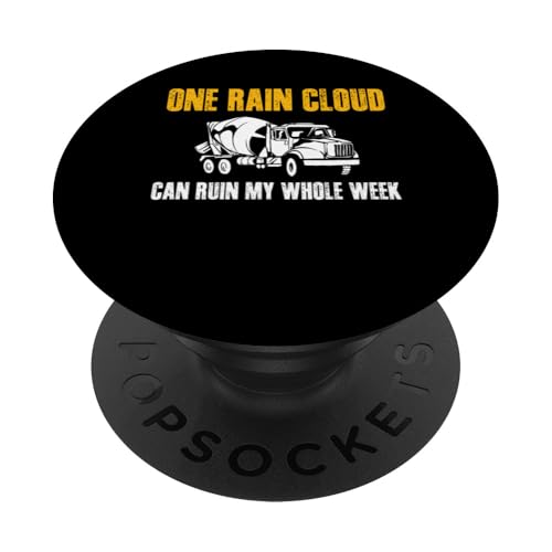 On Rain Cloud Can Ruin My Week Concrete Worker Crew PopSockets Klebender PopGrip On Rain Cloud Can Ruin My Week Concrete Worker Crew PopSockets Klebender PopGrip von Betonarbeiter Design Baustelle Idee