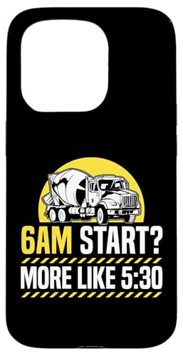 6 Am Start? More Like 5:30 Concrete Worker Crew Hülle für iPhone 15 Pro 6 Am Start? More Like 5:30 Concrete Worker Crew Hülle für iPhone 15 Pro von Betonarbeiter Design Idee Baustelle