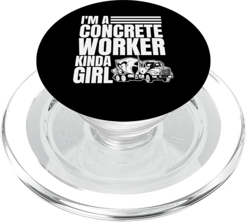 Im A Concrete Worker Kinda Girl PopSockets PopGrip für MagSafe Im A Concrete Worker Kinda Girl PopSockets PopGrip für MagSafe von Betonarbeiter Design Idee Baustelle