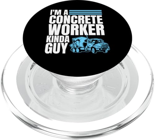 Im A Concrete Worker Kinda Guy PopSockets PopGrip für MagSafe von Betonarbeiter Design Idee Baustelle