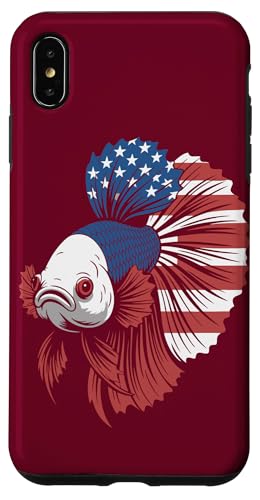Amerikanischer Betta-Fisch Aquatic USA Betta-Fisch Hülle für iPhone XS Max Amerikanischer Betta-Fisch Aquatic USA Betta-Fisch Hülle für iPhone XS Max von Betta Fish Lover Gifts & Aquatic Tees