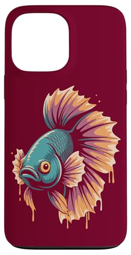 Aquatic Betta Fish Art Aquarell Betta Fisch Hülle für iPhone 13 Pro Max von Betta Fish Lover Gifts & Aquatic Tees
