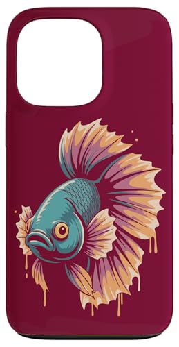 Aquatic Betta Fish Art Aquarell Betta Fisch Hülle für iPhone 13 Pro von Betta Fish Lover Gifts & Aquatic Tees