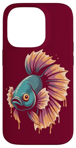 Aquatic Betta Fish Art Aquarell Betta Fisch Hülle für iPhone 14 Pro von Betta Fish Lover Gifts & Aquatic Tees