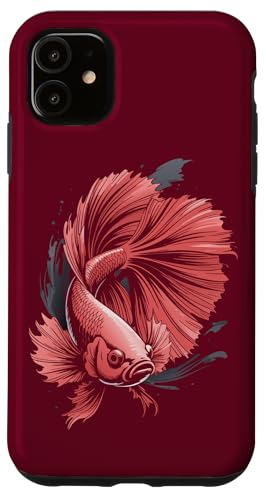 Aquatic Betta Fish Kunstwerk Betta Fish Hülle für iPhone 11 von Betta Fish Lover Gifts & Aquatic Tees
