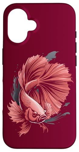 Aquatic Betta Fish Kunstwerk Betta Fish Hülle für iPhone 16 Aquatic Betta Fish Kunstwerk Betta Fish Hülle für iPhone 16 von Betta Fish Lover Gifts & Aquatic Tees