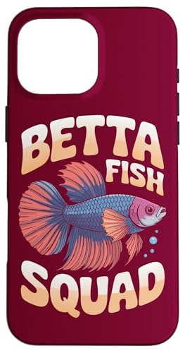 Besitzer von Betta Fish Aquatic Betta Fish Squad Hülle für iPhone 16 Pro Max von Betta Fish Lover Gifts & Aquatic Tees