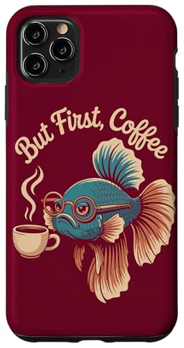Betta Fish Aquatic Coffee Grumpy Betta Fish Hülle für iPhone 11 Pro Max Betta Fish Aquatic Coffee Grumpy Betta Fish Hülle für iPhone 11 Pro Max von Betta Fish Lover Gifts & Aquatic Tees