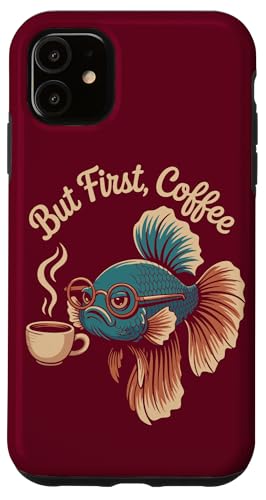Betta Fish Aquatic Coffee Grumpy Betta Fish Hülle für iPhone 11 Betta Fish Aquatic Coffee Grumpy Betta Fish Hülle für iPhone 11 von Betta Fish Lover Gifts & Aquatic Tees
