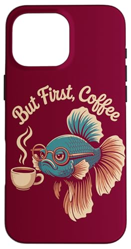 Betta Fish Aquatic Coffee Grumpy Betta Fish Hülle für iPhone 16 Pro Max Betta Fish Aquatic Coffee Grumpy Betta Fish Hülle für iPhone 16 Pro Max von Betta Fish Lover Gifts & Aquatic Tees