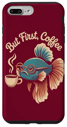 Betta Fish Aquatic Coffee Grumpy Betta Fish Hülle für iPhone 7 Plus/8 Plus Betta Fish Aquatic Coffee Grumpy Betta Fish Hülle für iPhone 7 Plus/8 Plus von Betta Fish Lover Gifts & Aquatic Tees