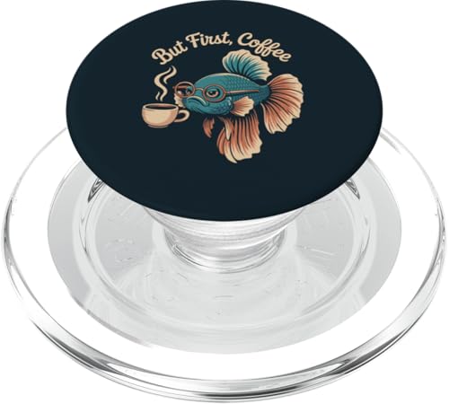 Betta Fish Aquatic Coffee Grumpy Betta Fish PopSockets PopGrip für MagSafe Betta Fish Aquatic Coffee Grumpy Betta Fish PopSockets PopGrip für MagSafe von Betta Fish Lover Gifts & Aquatic Tees