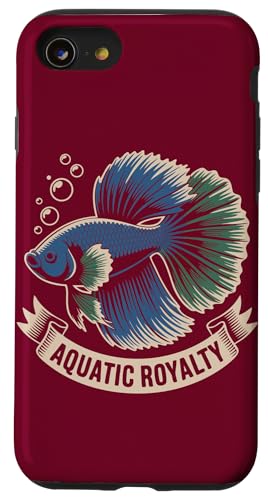 Betta Fish Aquatic Royalty Betta Fish Hülle für iPhone SE (2020) / 7 / 8 von Betta Fish Lover Gifts & Aquatic Tees