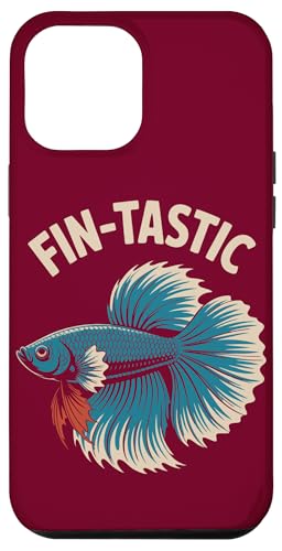 Betta Fish Fin-Tastic Aquatische Bettafische Hülle für iPhone 12 Pro Max von Betta Fish Lover Gifts & Aquatic Tees