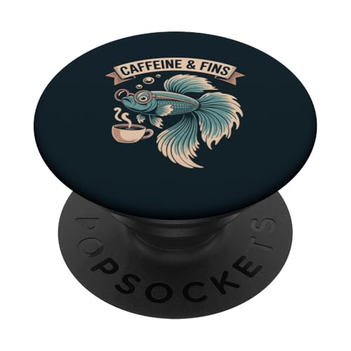 Lustiger Betta Fisch Kaffee Betta Fisch PopSockets Klebender PopGrip Lustiger Betta Fisch Kaffee Betta Fisch PopSockets Klebender PopGrip von Betta Fish Lover Gifts & Aquatic Tees
