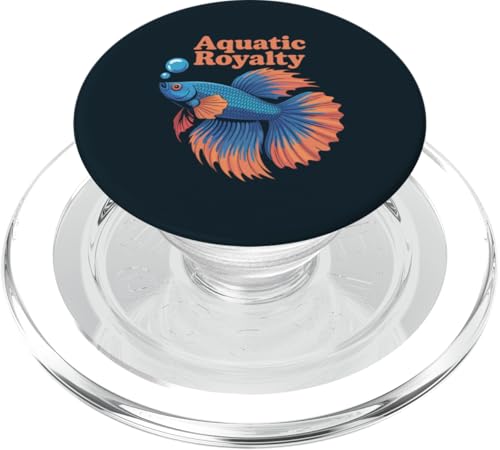 Lustiger Betta Fish Aquatic Royalty Betta Fish PopSockets PopGrip für MagSafe Lustiger Betta Fish Aquatic Royalty Betta Fish PopSockets PopGrip für MagSafe von Betta Fish Lover Gifts & Aquatic Tees