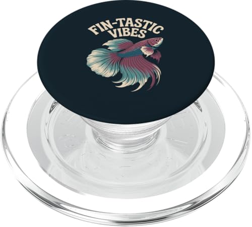 Lustiger Bettafisch Fin-Tastic Aquatic Betta Fish PopSockets PopGrip für MagSafe Lustiger Bettafisch Fin-Tastic Aquatic Betta Fish PopSockets PopGrip für MagSafe von Betta Fish Lover Gifts & Aquatic Tees