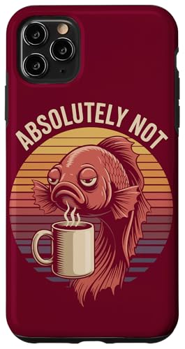 Office Betta Fisch Kollege Kaffee Betta Fisch Hülle für iPhone 11 Pro Max von Betta Fish Lover Gifts & Aquatic Tees