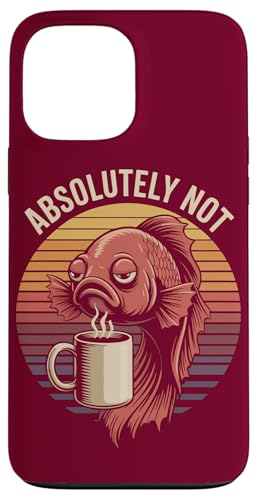 Office Betta Fisch Kollege Kaffee Betta Fisch Hülle für iPhone 13 Pro Max von Betta Fish Lover Gifts & Aquatic Tees