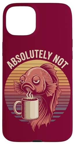 Office Betta Fisch Kollege Kaffee Betta Fisch Hülle für iPhone 15 Plus von Betta Fish Lover Gifts & Aquatic Tees