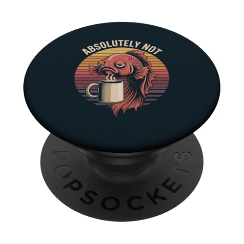 Office Betta Fisch Kollege Kaffee Betta Fisch PopSockets Klebender PopGrip von Betta Fish Lover Gifts & Aquatic Tees