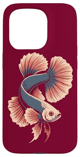 Schöne Betta-Fisch-Kunstwerk Betta-Fisch Hülle für iPhone 15 Pro von Betta Fish Lover Gifts & Aquatic Tees