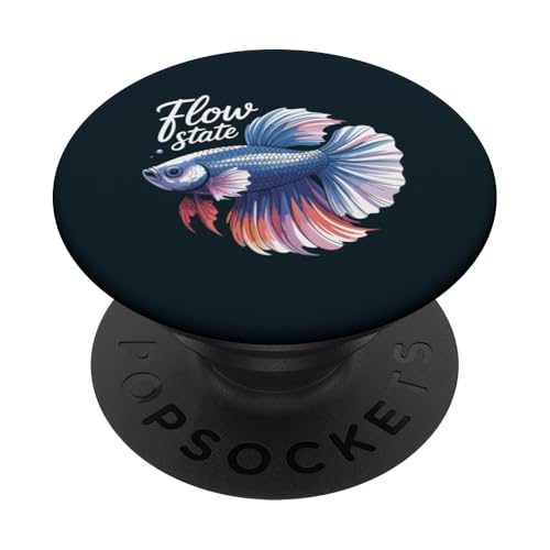Schöner Betta-Fisch, Aquatic-Kunst, Betta-Fisch PopSockets Klebender PopGrip Schöner Betta-Fisch, Aquatic-Kunst, Betta-Fisch PopSockets Klebender PopGrip von Betta Fish Lover Gifts & Aquatic Tees