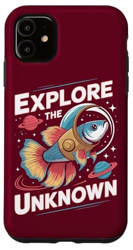 Space Betta Fish, Astronautin Betta Fish Hülle für iPhone 11 von Betta Fish Lover Gifts & Aquatic Tees