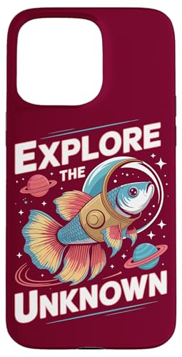 Space Betta Fish, Astronautin Betta Fish Hülle für iPhone 15 Pro Max von Betta Fish Lover Gifts & Aquatic Tees