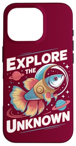 Space Betta Fish, Astronautin Betta Fish Hülle für iPhone 16 Pro von Betta Fish Lover Gifts & Aquatic Tees
