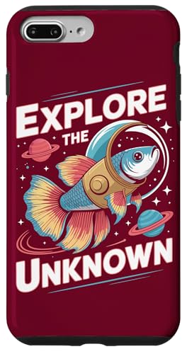 Space Betta Fish, Astronautin Betta Fish Hülle für iPhone 7 Plus/8 Plus von Betta Fish Lover Gifts & Aquatic Tees