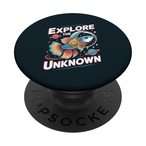 Space Betta Fish, Astronautin Betta Fish PopSockets Klebender PopGrip Space Betta Fish, Astronautin Betta Fish PopSockets Klebender PopGrip von Betta Fish Lover Gifts & Aquatic Tees