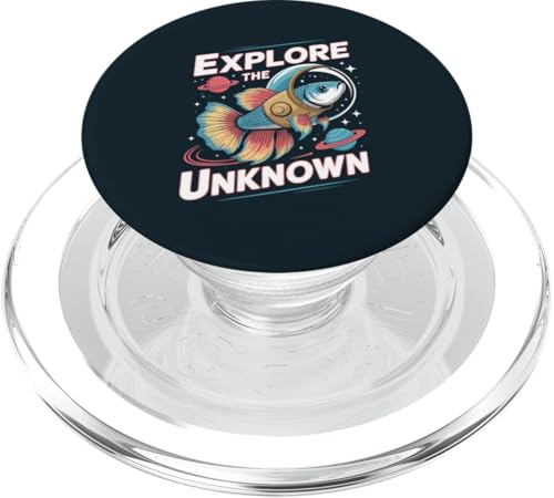 Space Betta Fish, Astronautin Betta Fish PopSockets PopGrip für MagSafe Space Betta Fish, Astronautin Betta Fish PopSockets PopGrip für MagSafe von Betta Fish Lover Gifts & Aquatic Tees